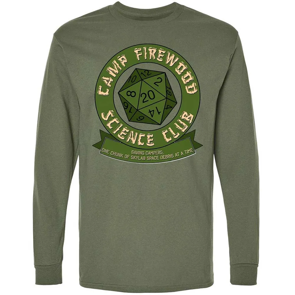 Camp Firewood Science Club - Military Green - 19