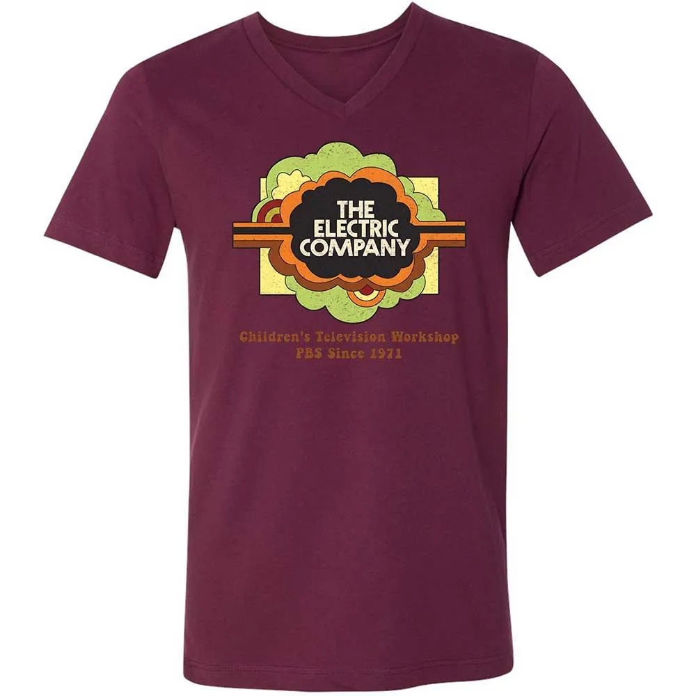 Unisex V-Neck T-Shirt - 2L6XRZMC - Maroon - 14