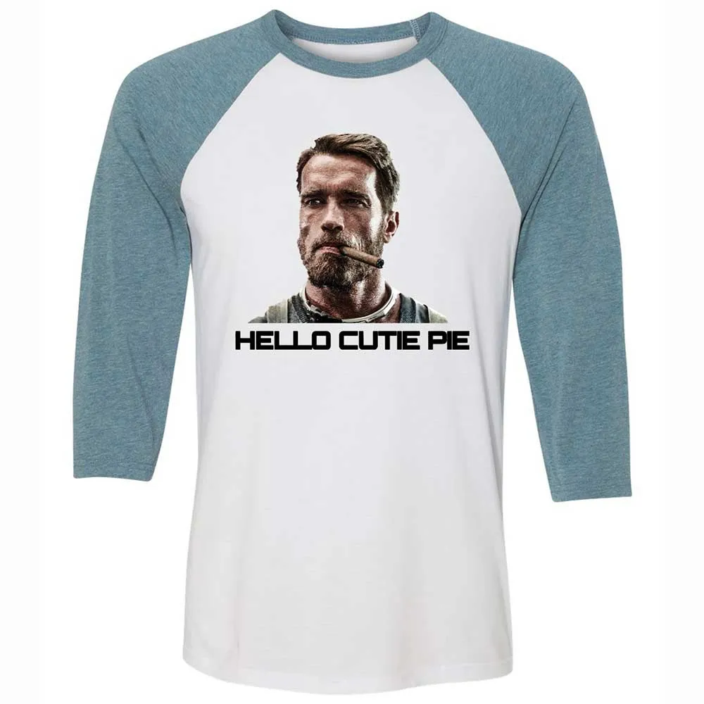 Hello Cutie Pie - White/Denim - 3
