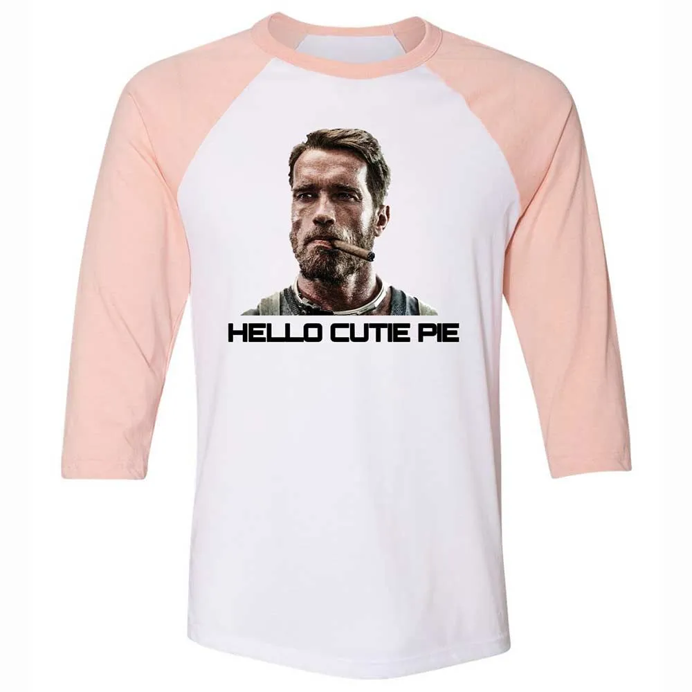 Hello Cutie Pie - White/Heather Peach - 5