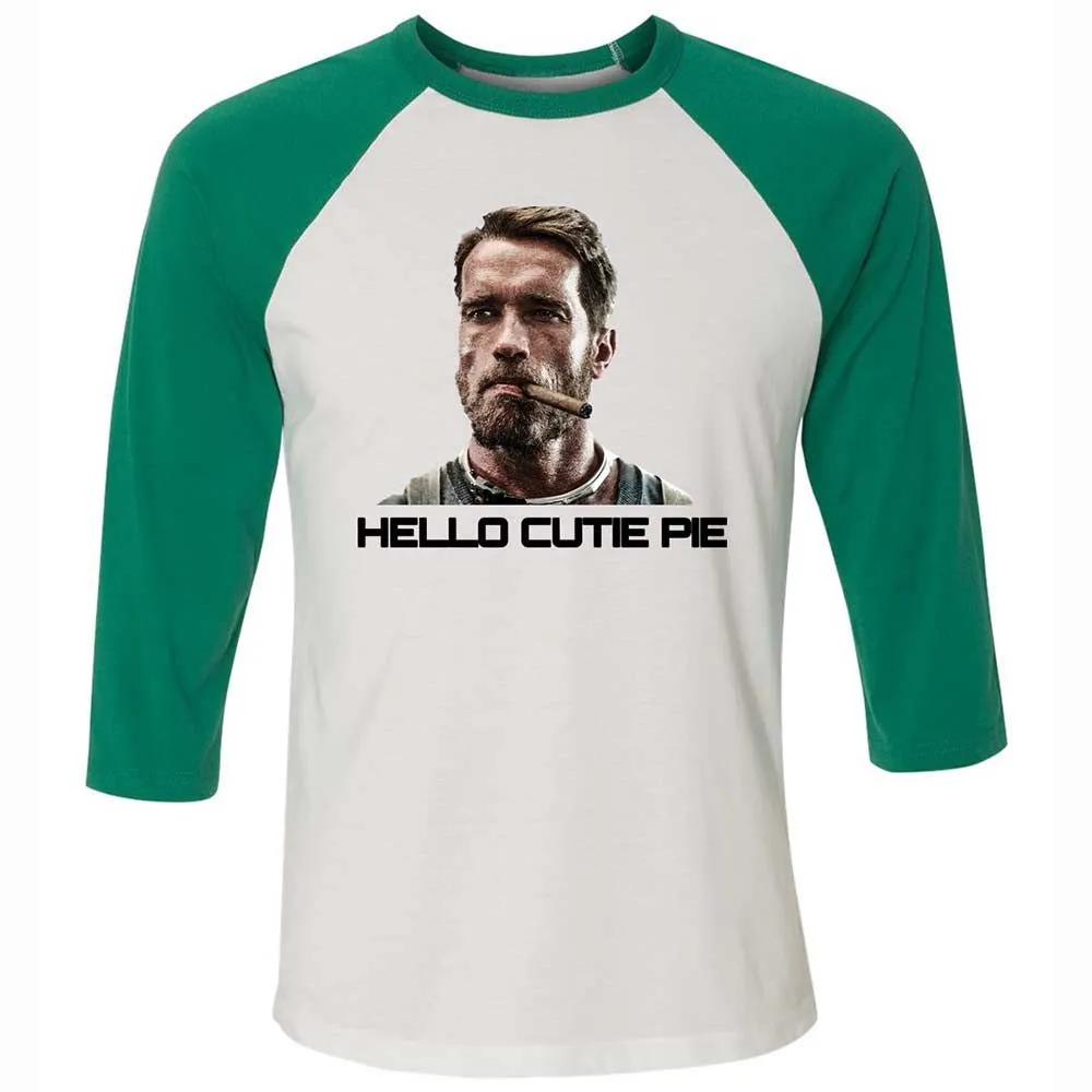 Hello Cutie Pie - White/Kelly - 6
