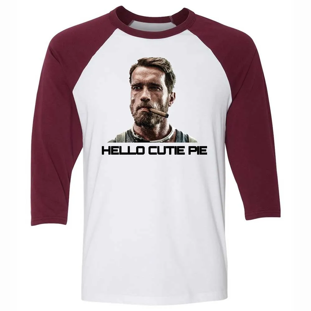 Hello Cutie Pie - White/Maroon - 7