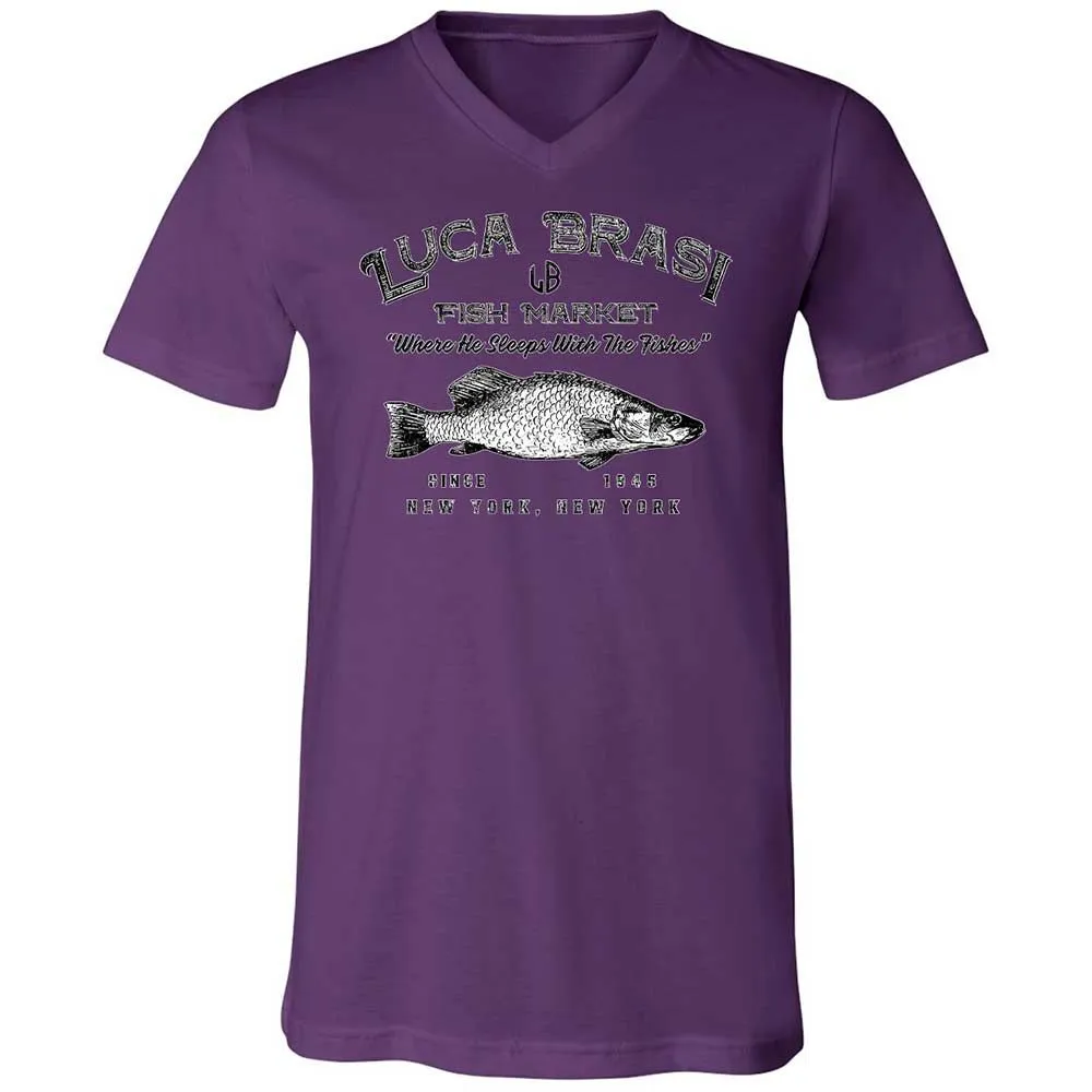 Unisex V-Neck T-Shirt - BWE1PJFW - Team Purple - 10