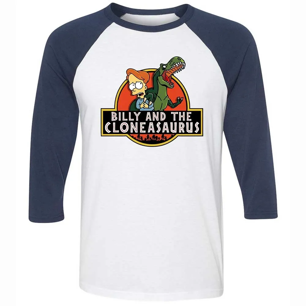 Billy And The Cloneasaurus - White/Navy - 8