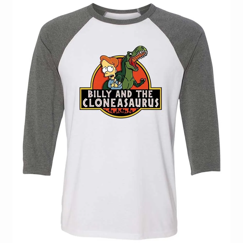 Billy And The Cloneasaurus - White/Deep Heather - 11