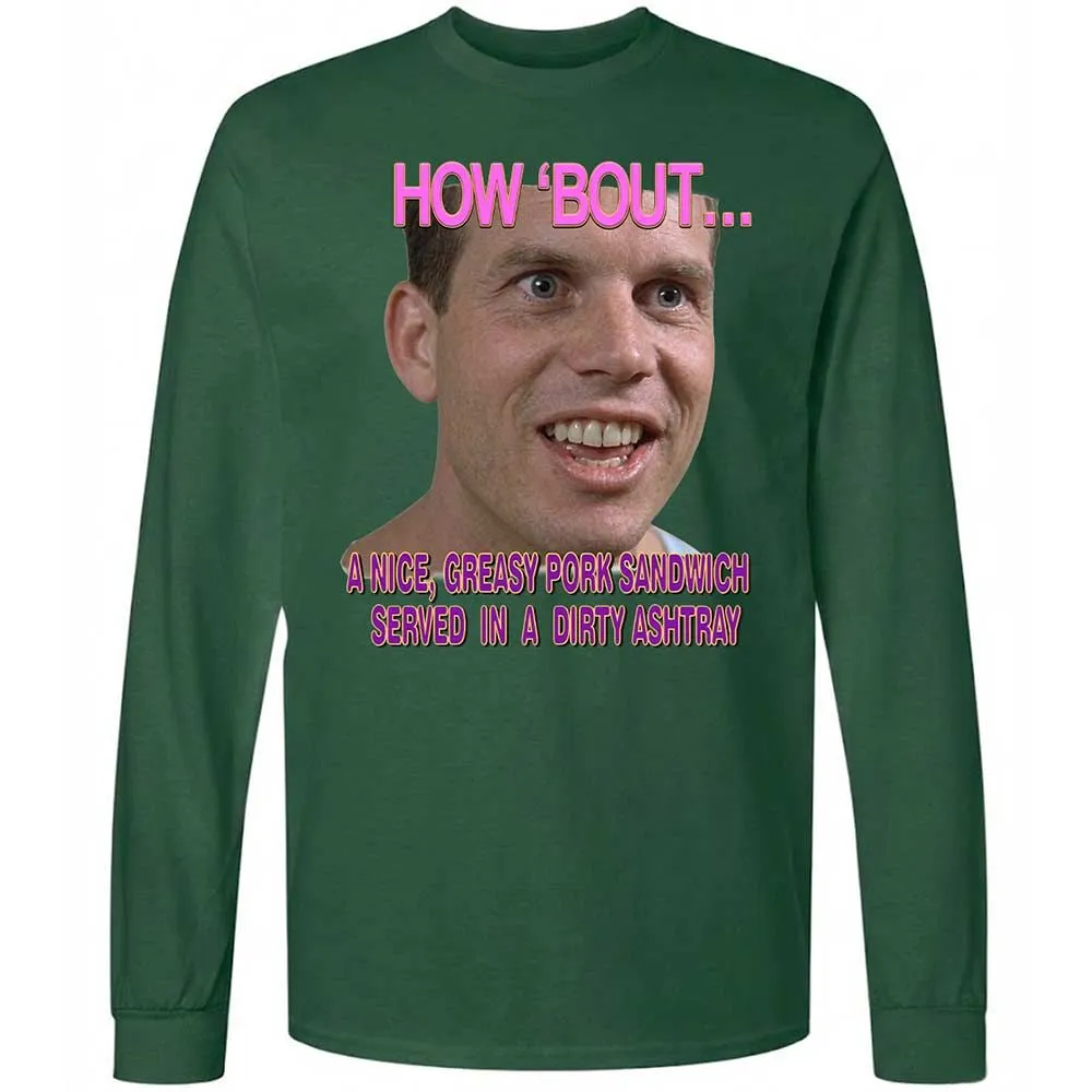Long Sleeve T-Shirt - BVR694Q7 - Forest Green - 14
