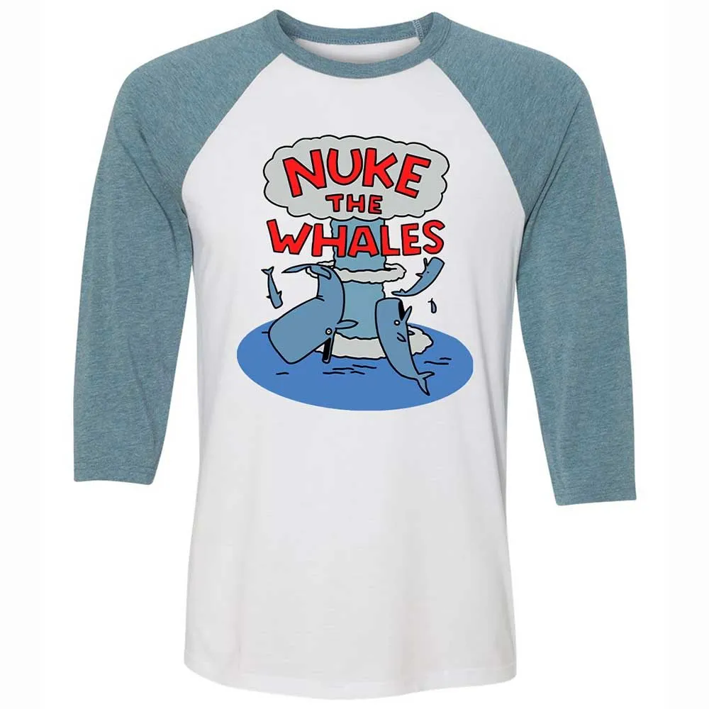 Nuke the Whales - White/Denim - 3