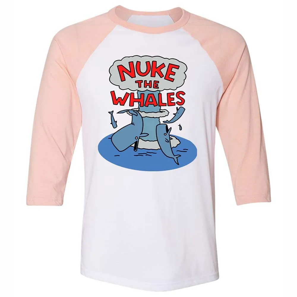 Nuke the Whales - White/Heather Peach - 5