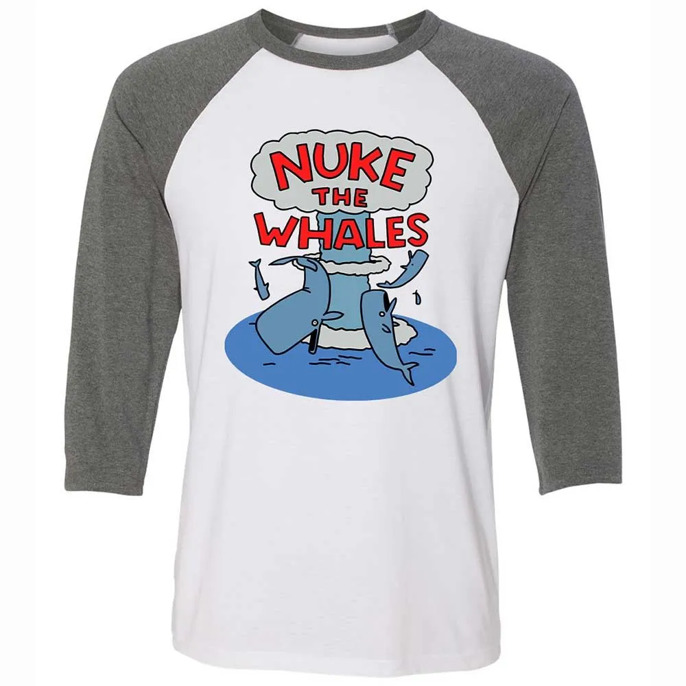Nuke the Whales - White/Deep Heather - 11