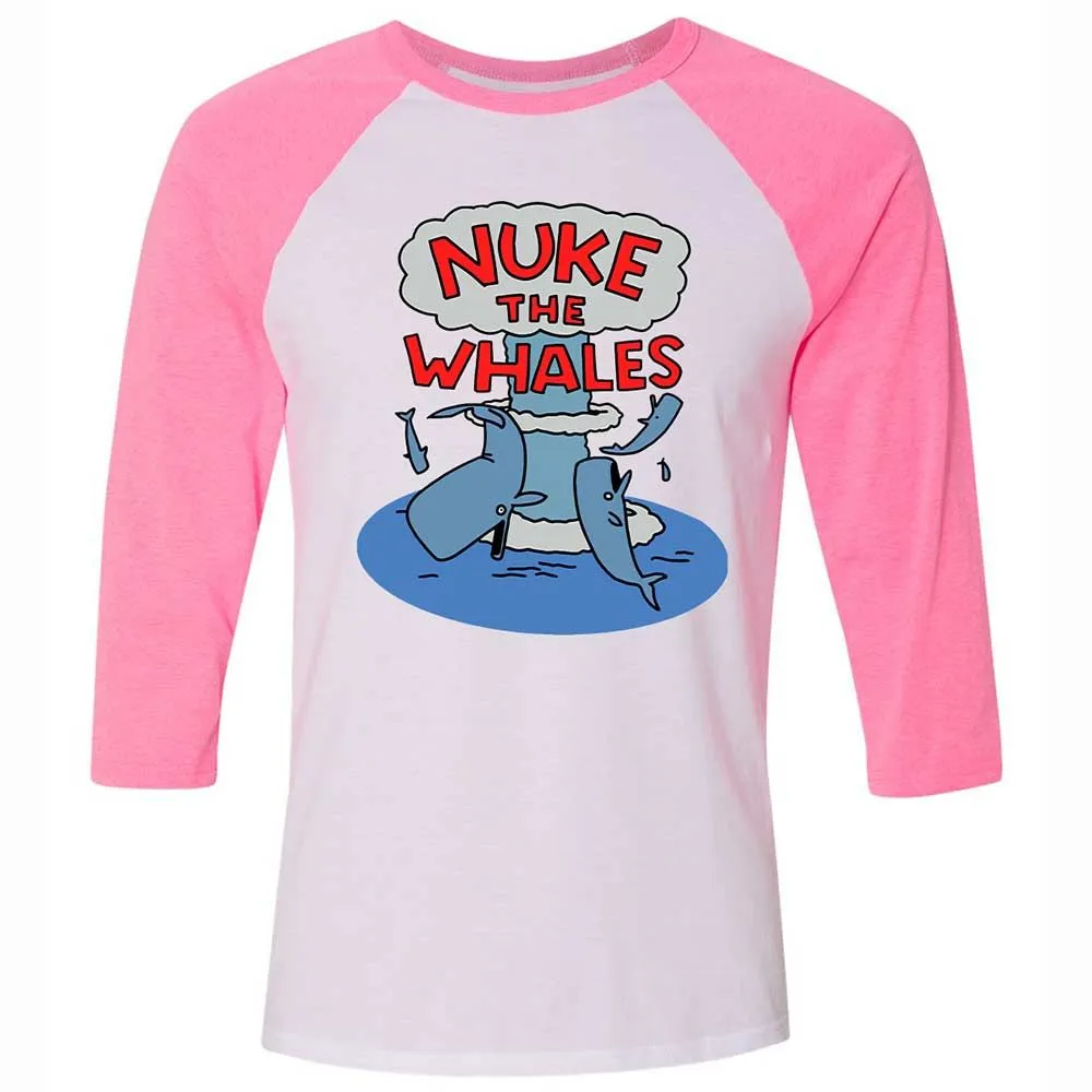 Nuke the Whales - White/Neon Pink - 12