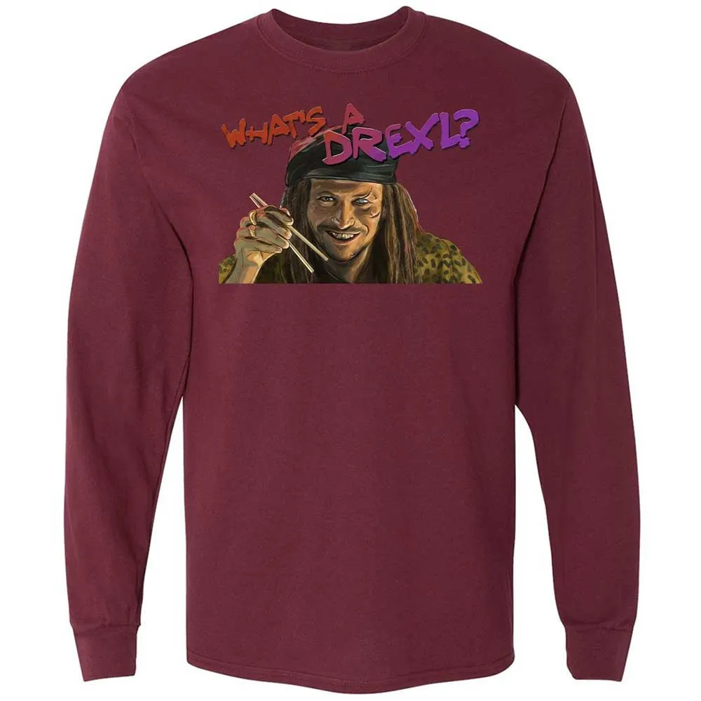 Long Sleeve T-Shirt - XE3BV4UN - Maroon - 16