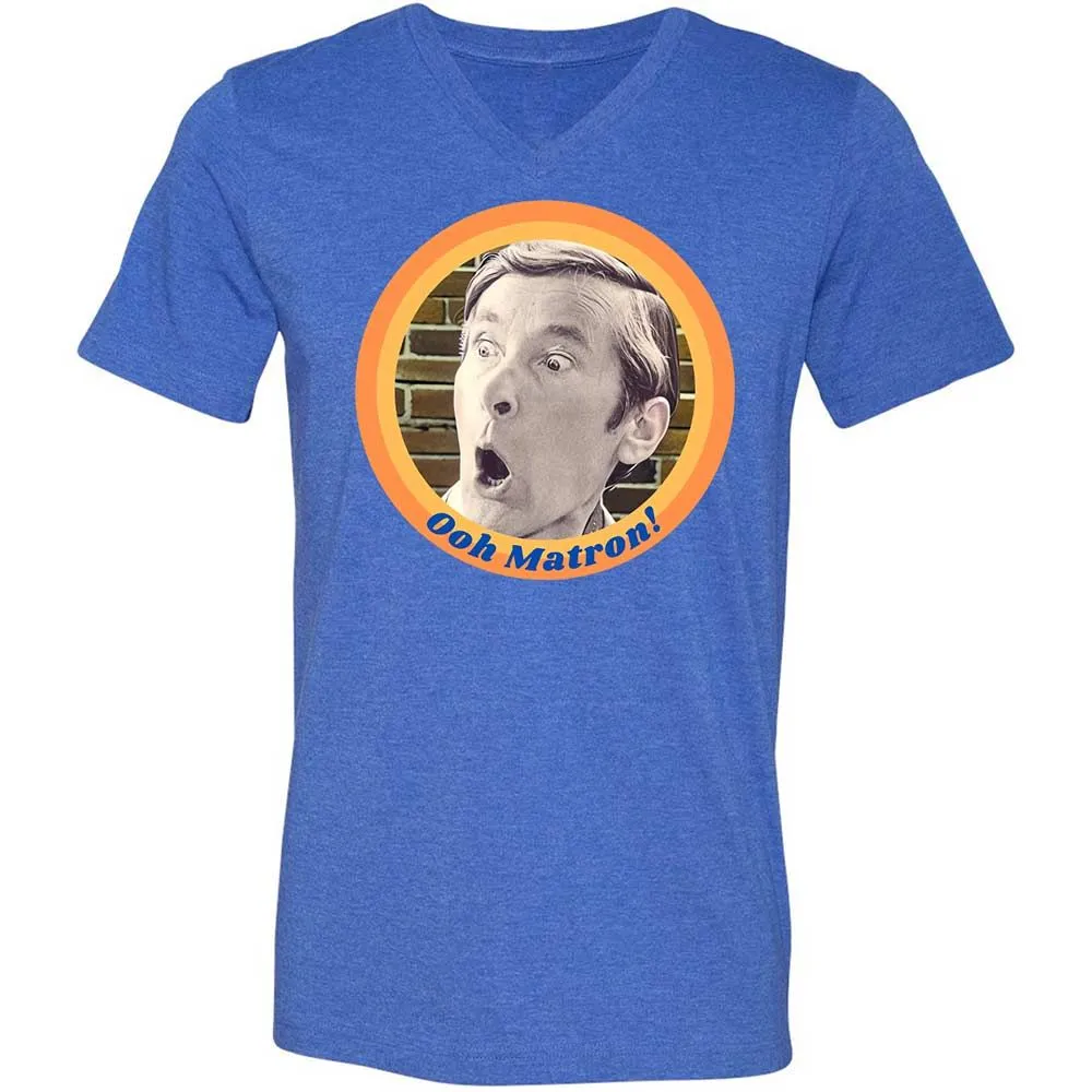 Unisex V-Neck T-Shirt - 66733UPN - Heather True Royal - 4