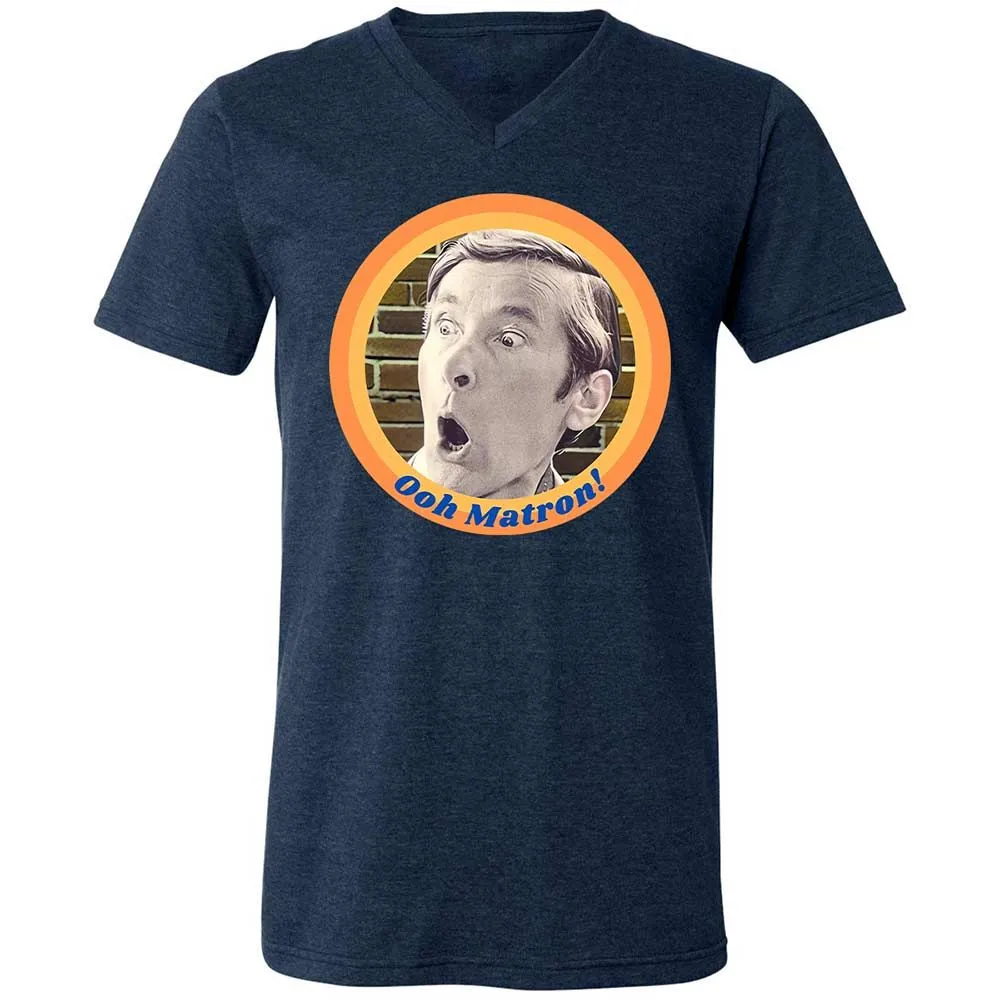 Unisex V-Neck T-Shirt - 66733UPN - Heather Navy - 13