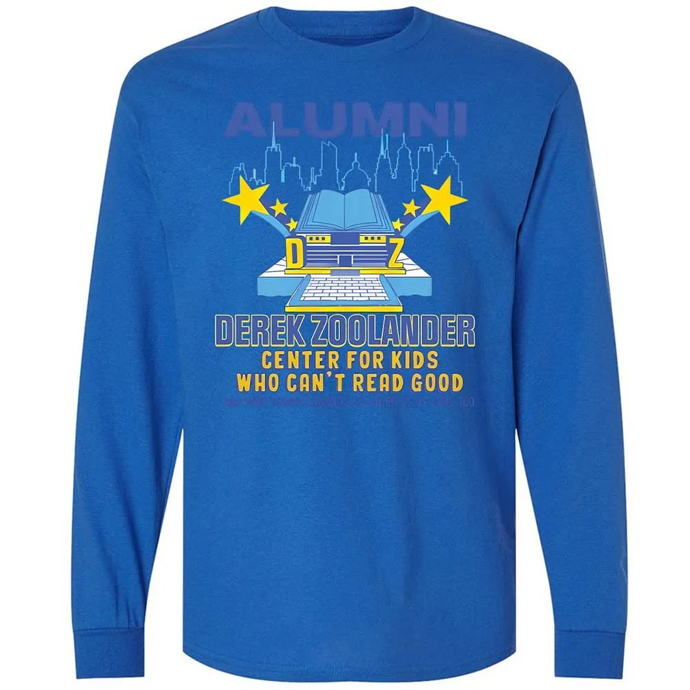 Long Sleeve T-Shirt - C1ZGL87J - Royal - 7