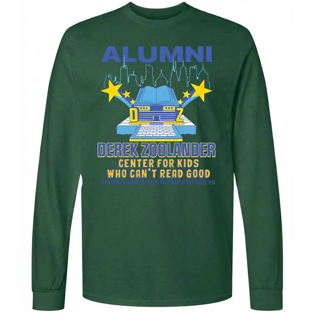 Long Sleeve T-Shirt - C1ZGL87J - Forest Green - 14