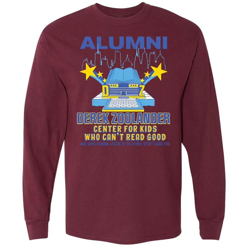 Long Sleeve T-Shirt - C1ZGL87J - Maroon - 16