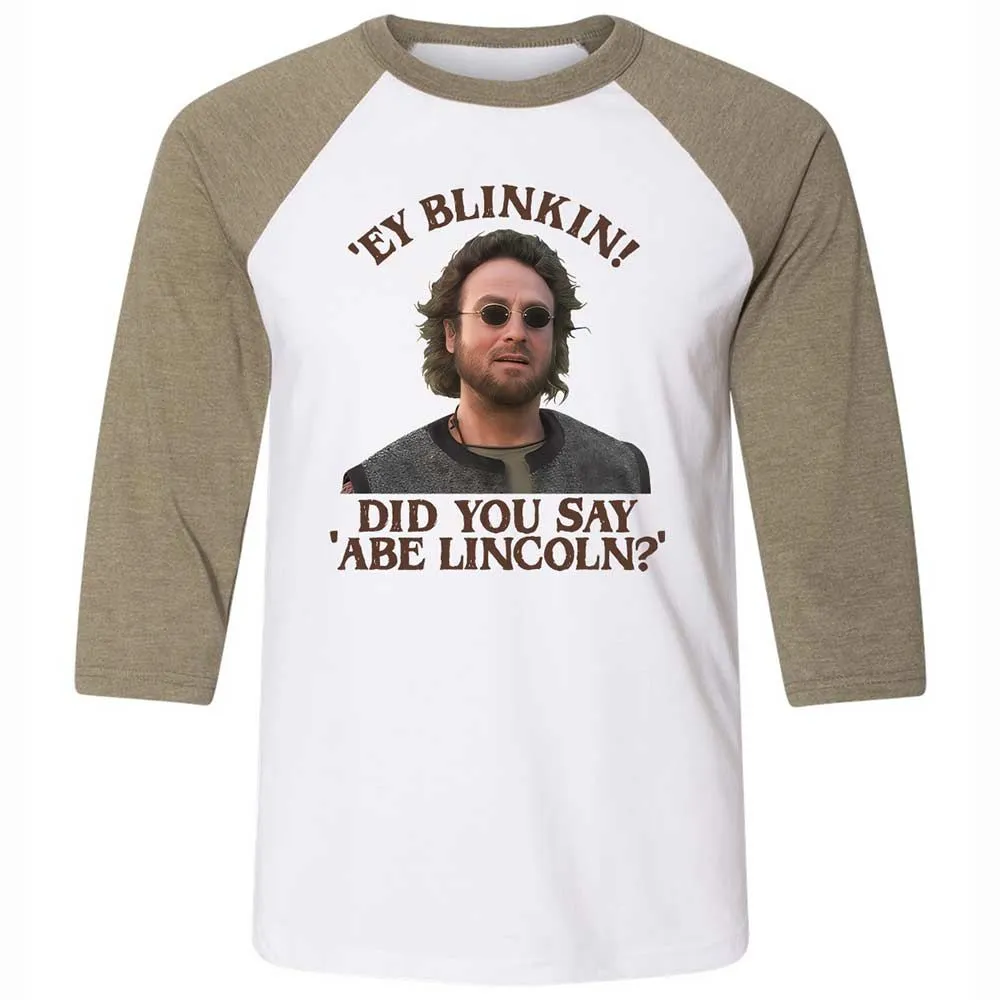 Did You Say Abe Lincoln - White/Heather Olive - 4