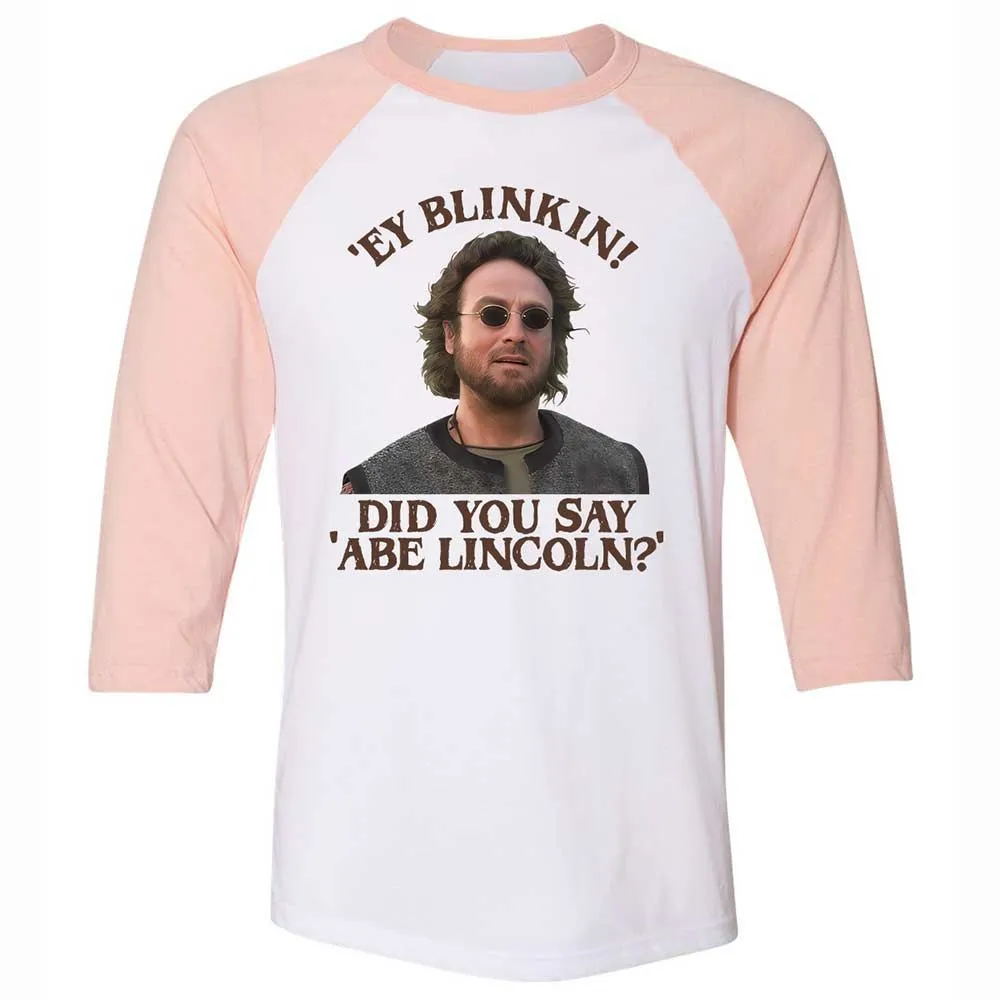 Did You Say Abe Lincoln - White/Heather Peach - 5