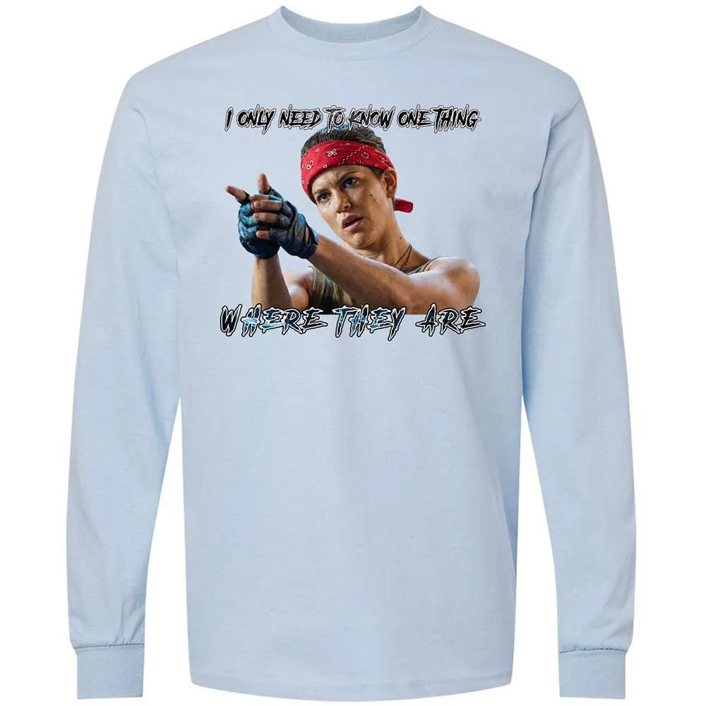 Long Sleeve T-Shirt - PENPABY4 - Light Blue - 4