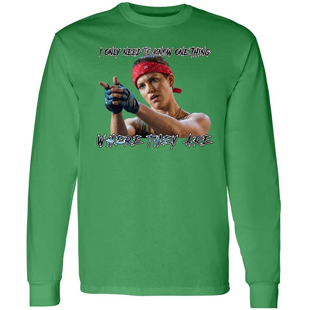 Long Sleeve T-Shirt - PENPABY4 - Irish Green - 11