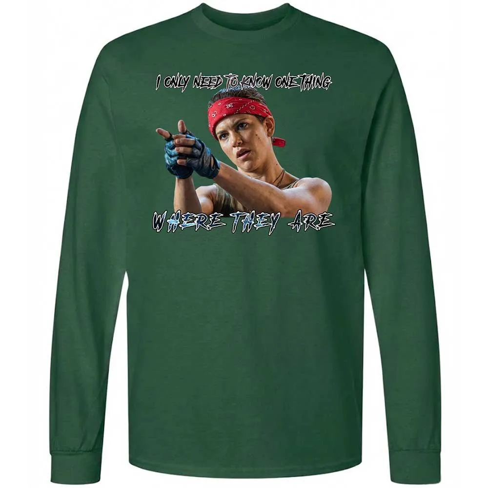 Long Sleeve T-Shirt - PENPABY4 - Forest Green - 14