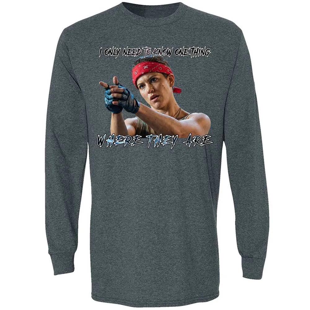 Long Sleeve T-Shirt - PENPABY4 - Dark Heather - 15
