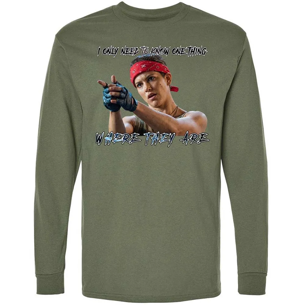 Long Sleeve T-Shirt - PENPABY4 - Military Green - 19