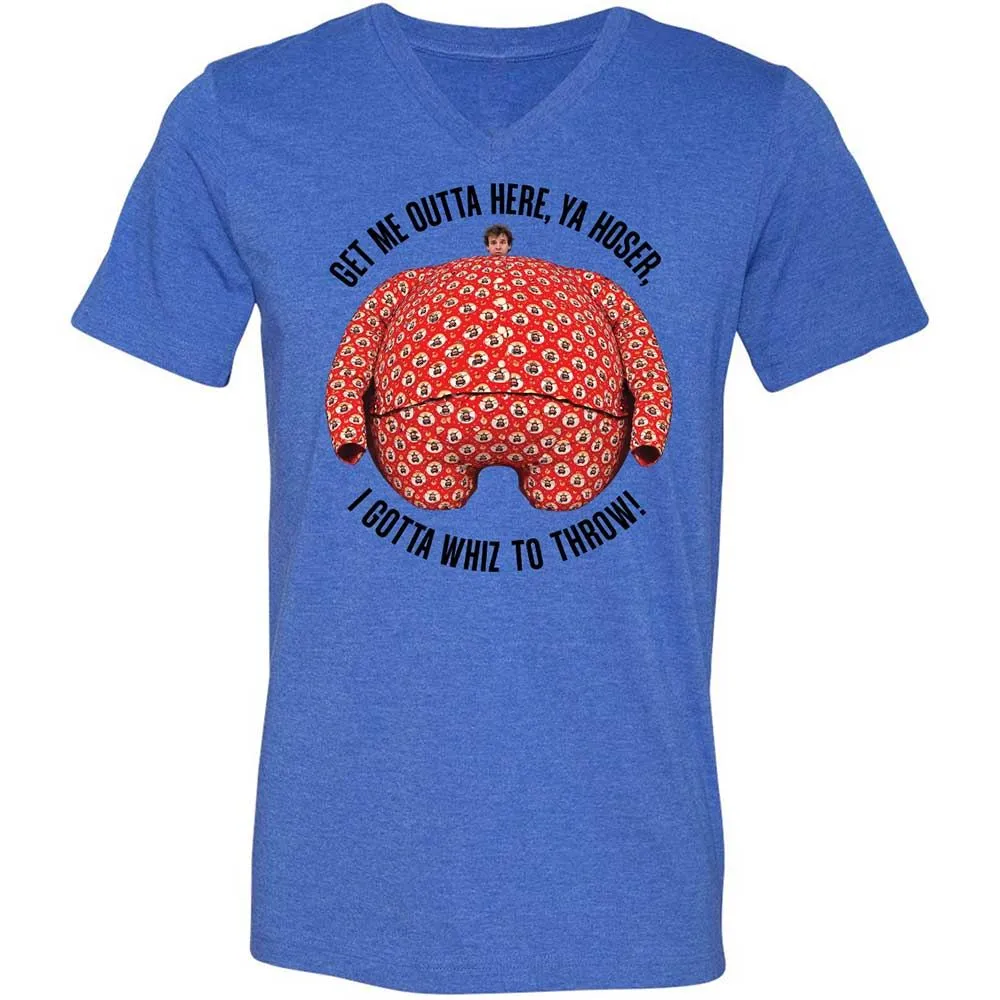 Unisex V-Neck T-Shirt - 2AYWSYSP - Heather True Royal - 4