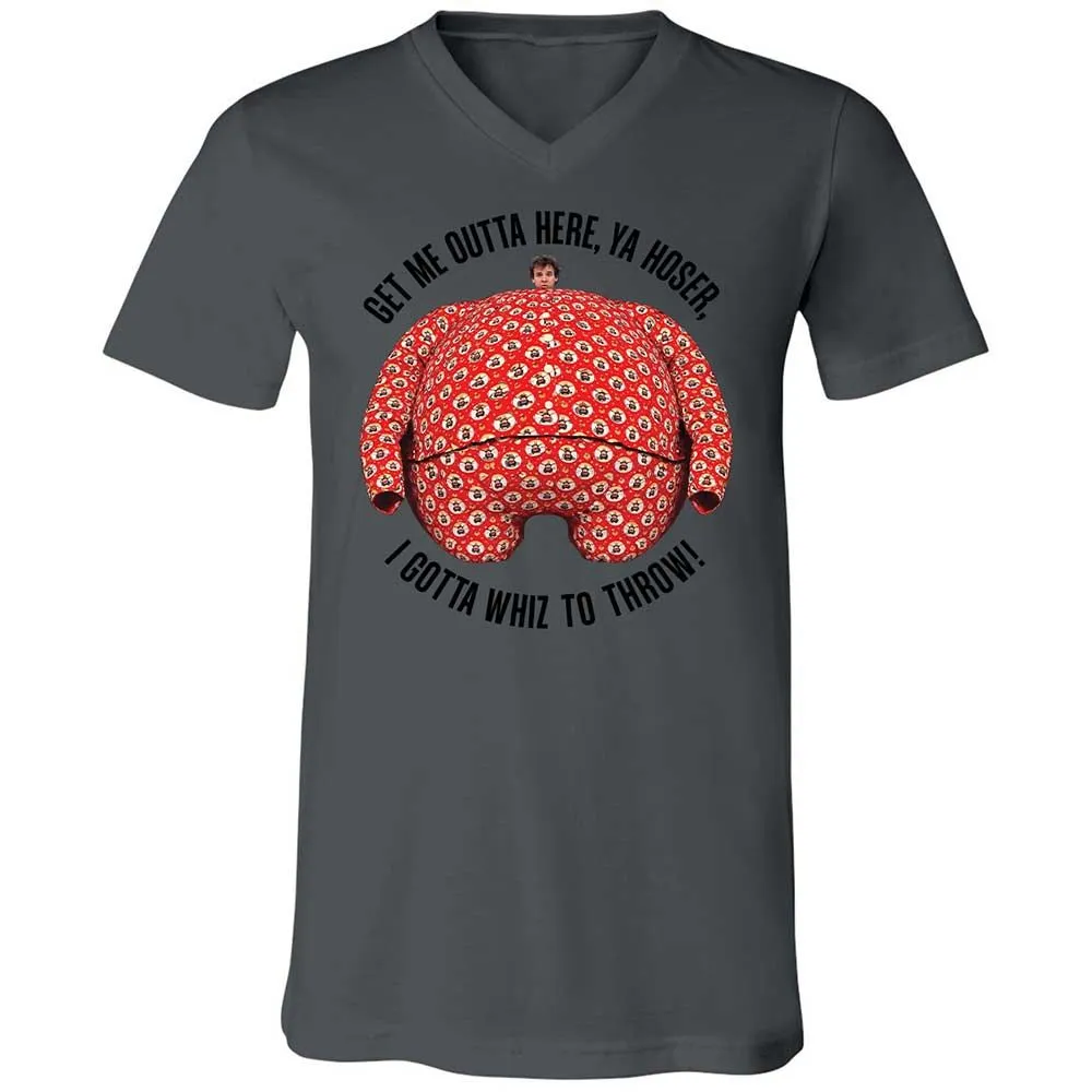 Unisex V-Neck T-Shirt - 2AYWSYSP - Asphalt - 16
