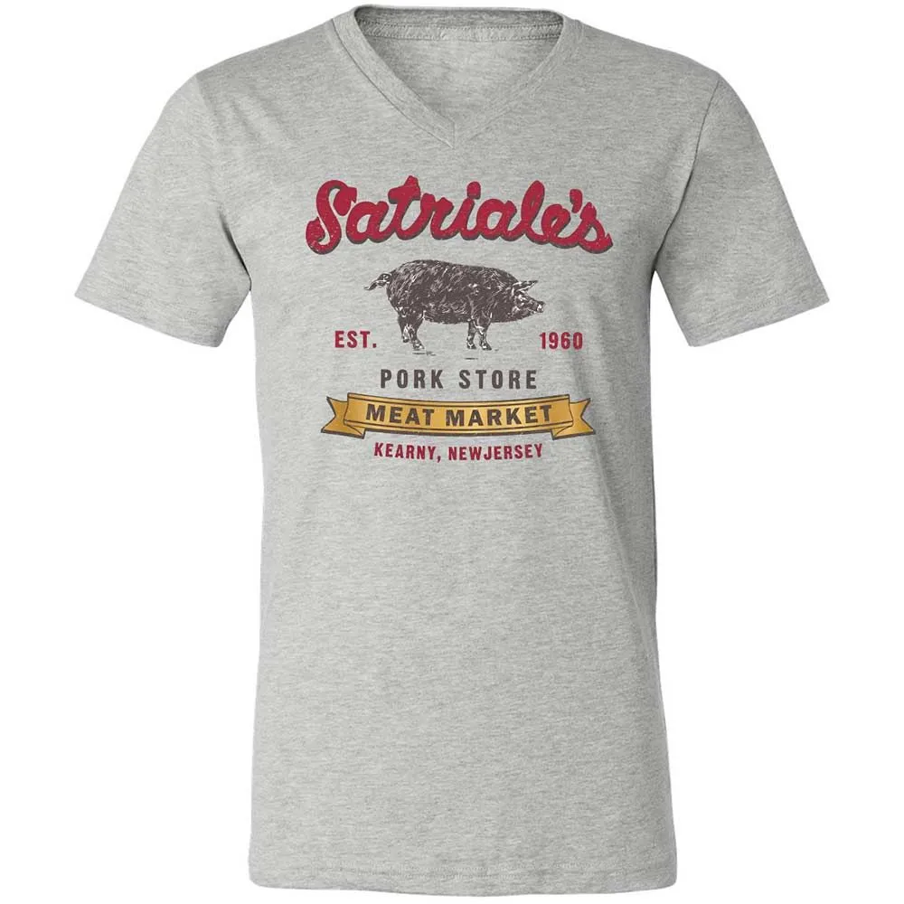 Unisex V-Neck T-Shirt - 9L4QG9VU - Athletic Heather - 2