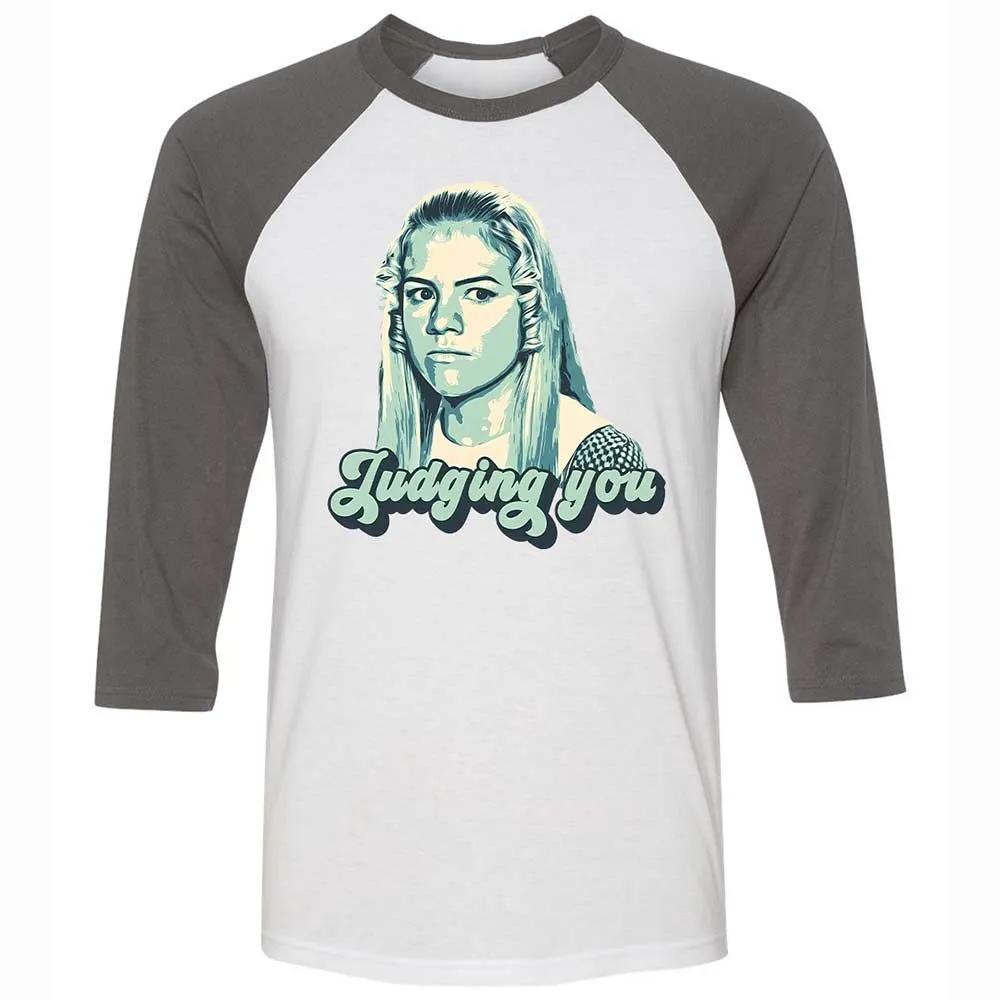 Unisex 3/4 Baseball Tee - Q47S2XFQ - White/Asphalt - 2
