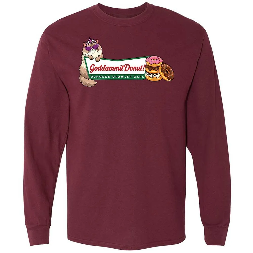 Goddammit Donut - Maroon - 16