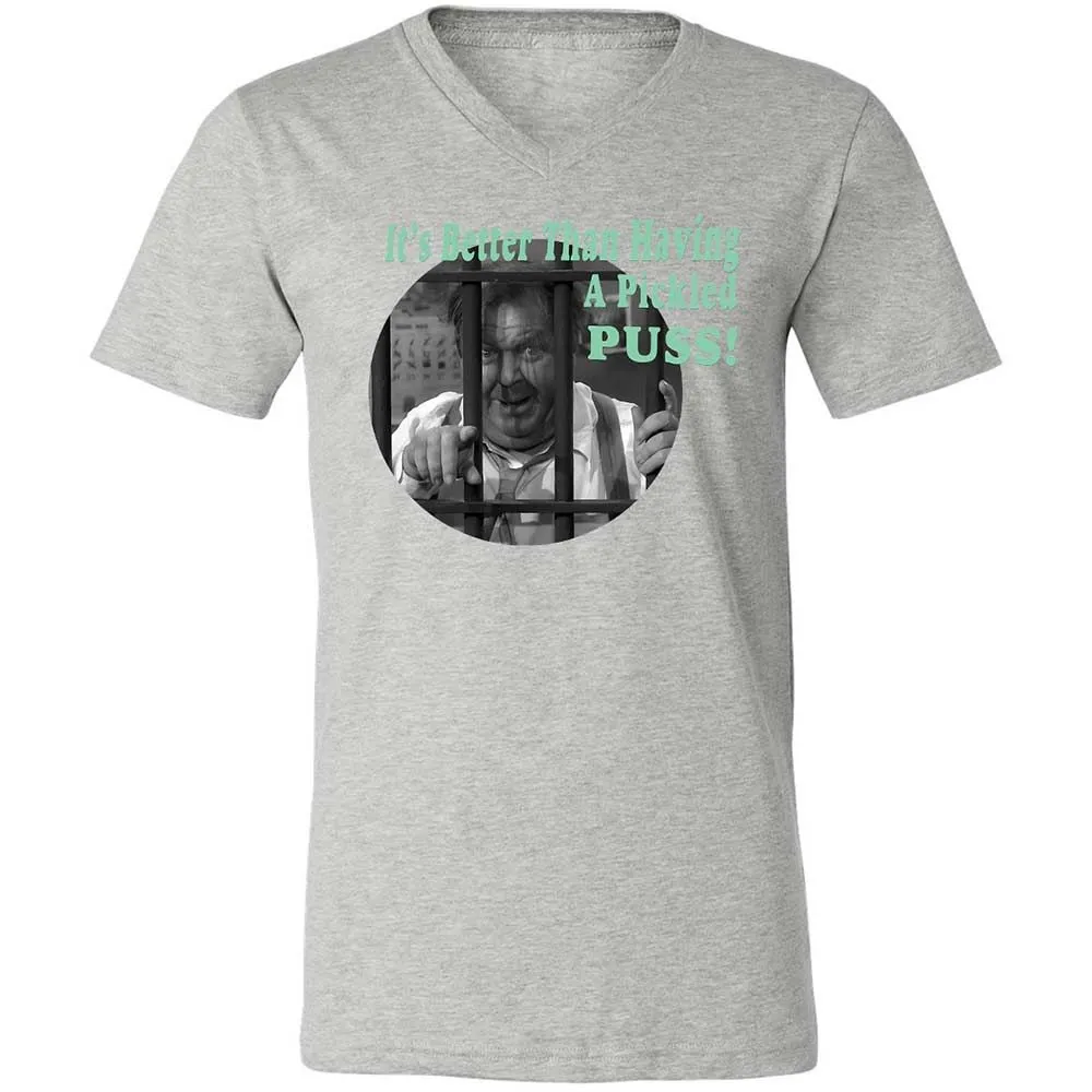 Unisex V-Neck T-Shirt - 4NK3H2BA - Athletic Heather - 2