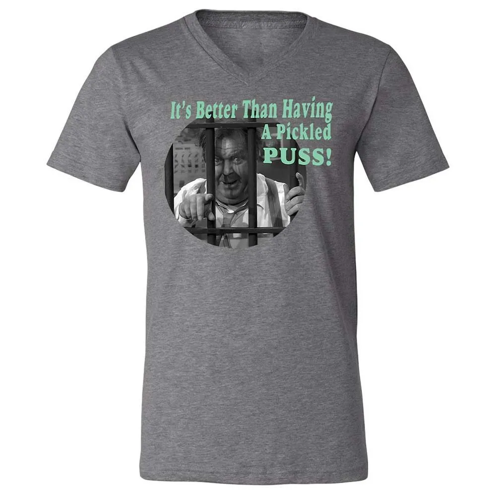 Unisex V-Neck T-Shirt - 4NK3H2BA - Deep Heather - 9