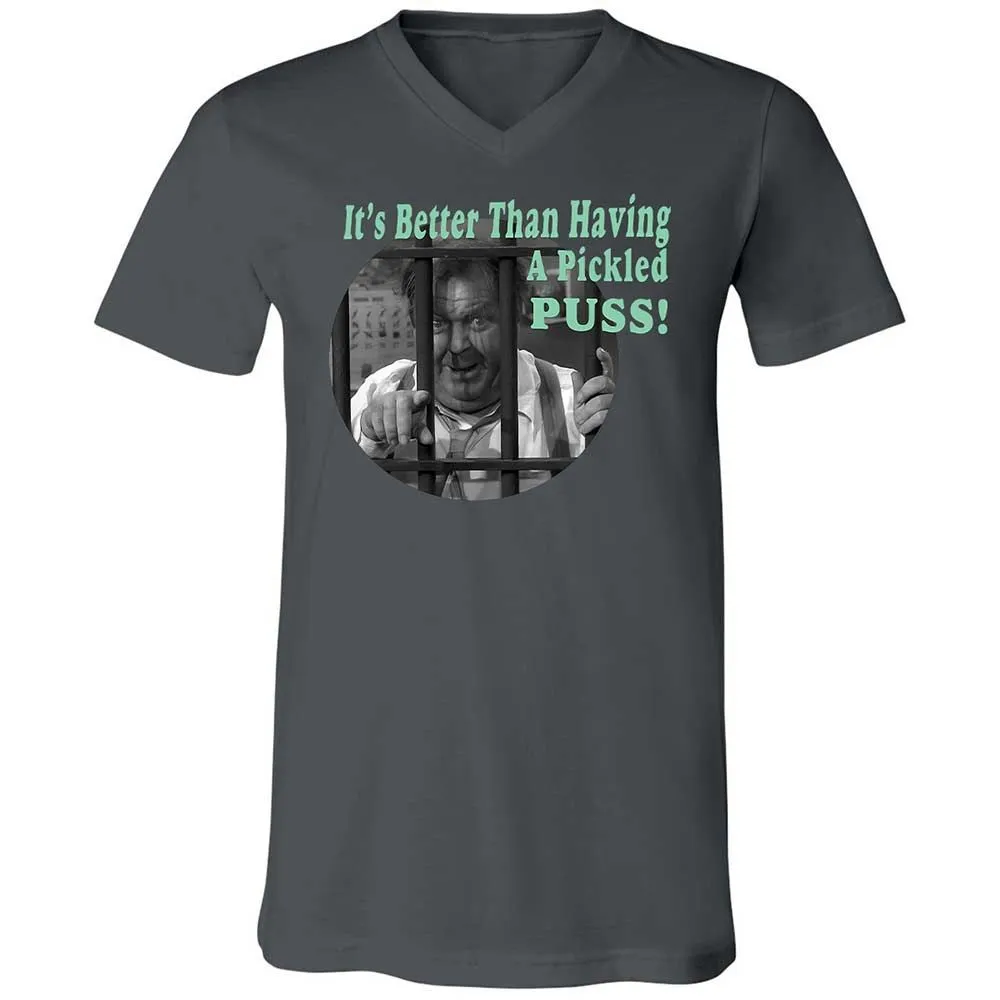 Unisex V-Neck T-Shirt - 4NK3H2BA - Asphalt - 16