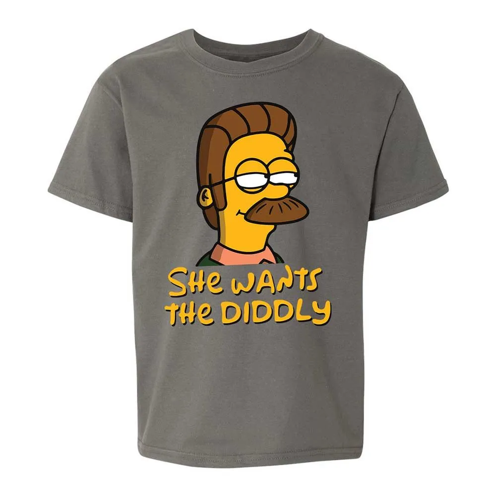 She Wants The Diddly - Charcoal - 17