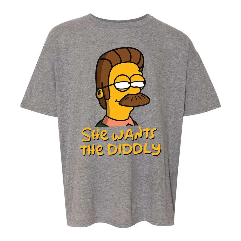 She Wants The Diddly - Graphite Heather - 18