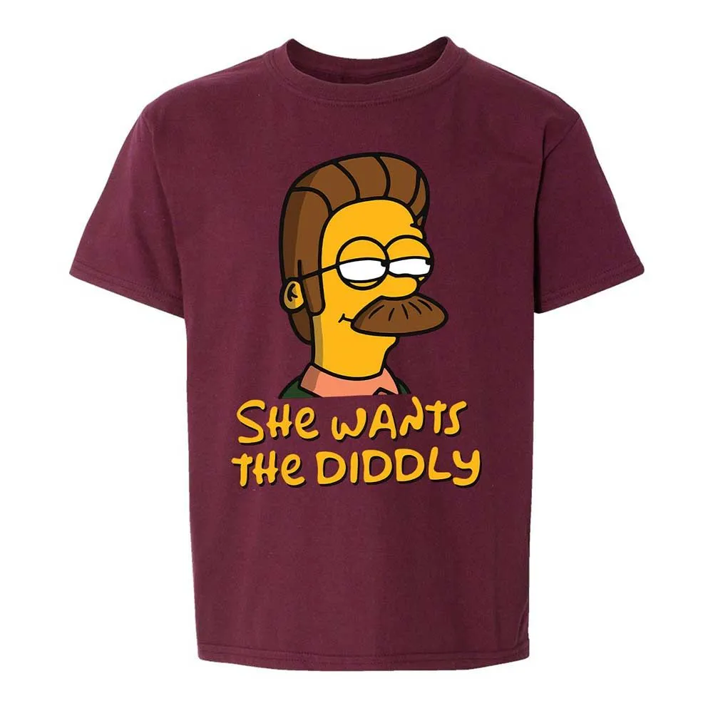 She Wants The Diddly - Maroon - 19