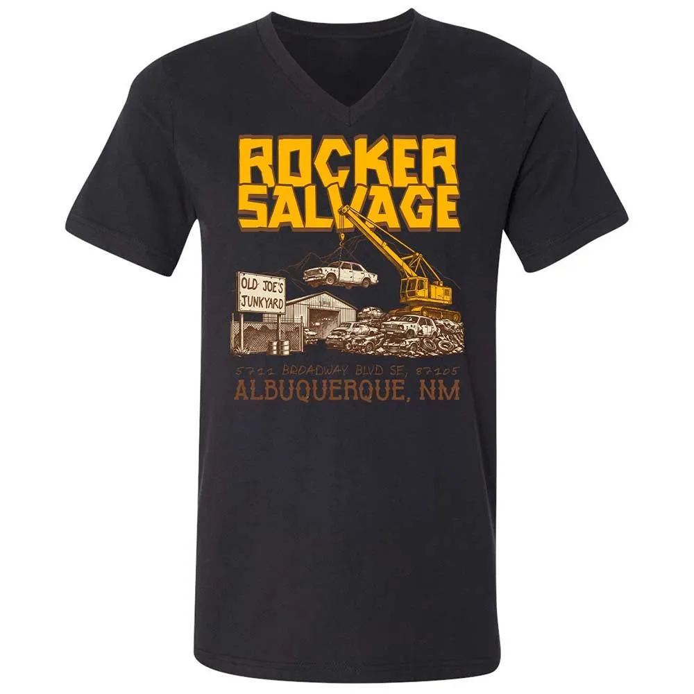 Unisex V-Neck T-Shirt - SW93D7BT - Black - 11