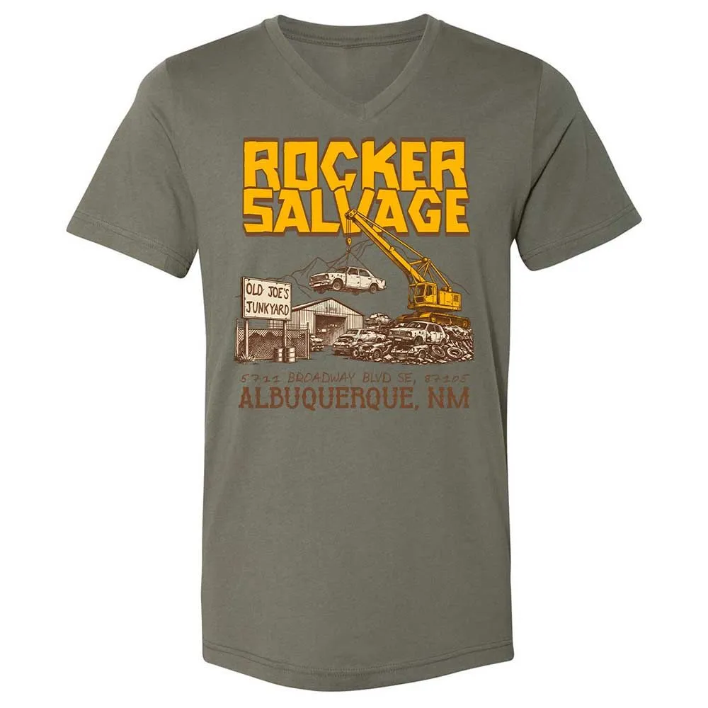 Unisex V-Neck T-Shirt - SW93D7BT - Military Green - 15