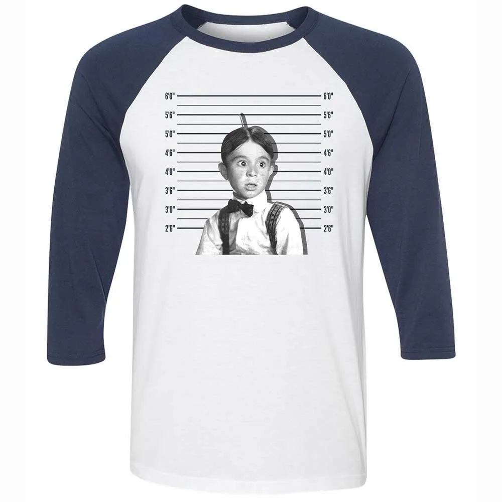Unisex 3/4 Baseball Tee - HYU7W35M - White/Navy - 8