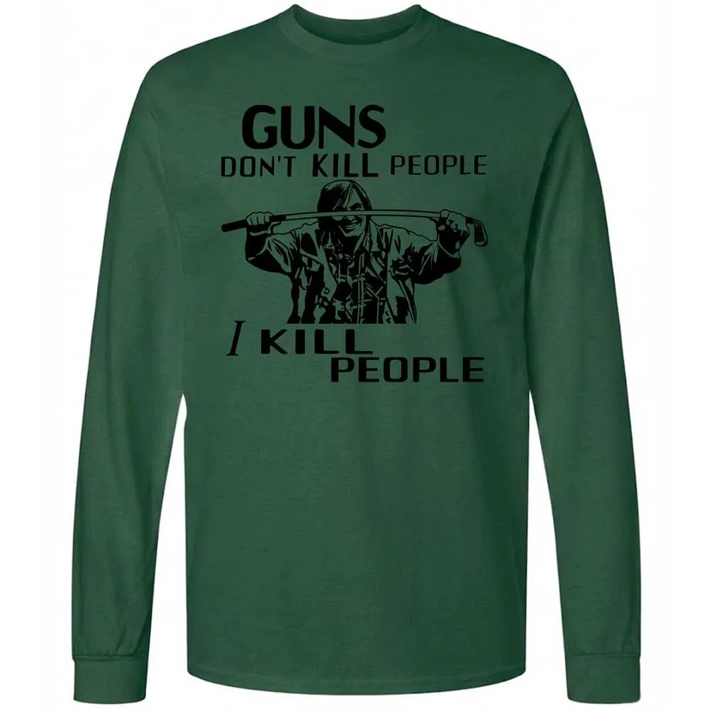 Long Sleeve T-Shirt - P9QH5P41 - Forest Green - 14