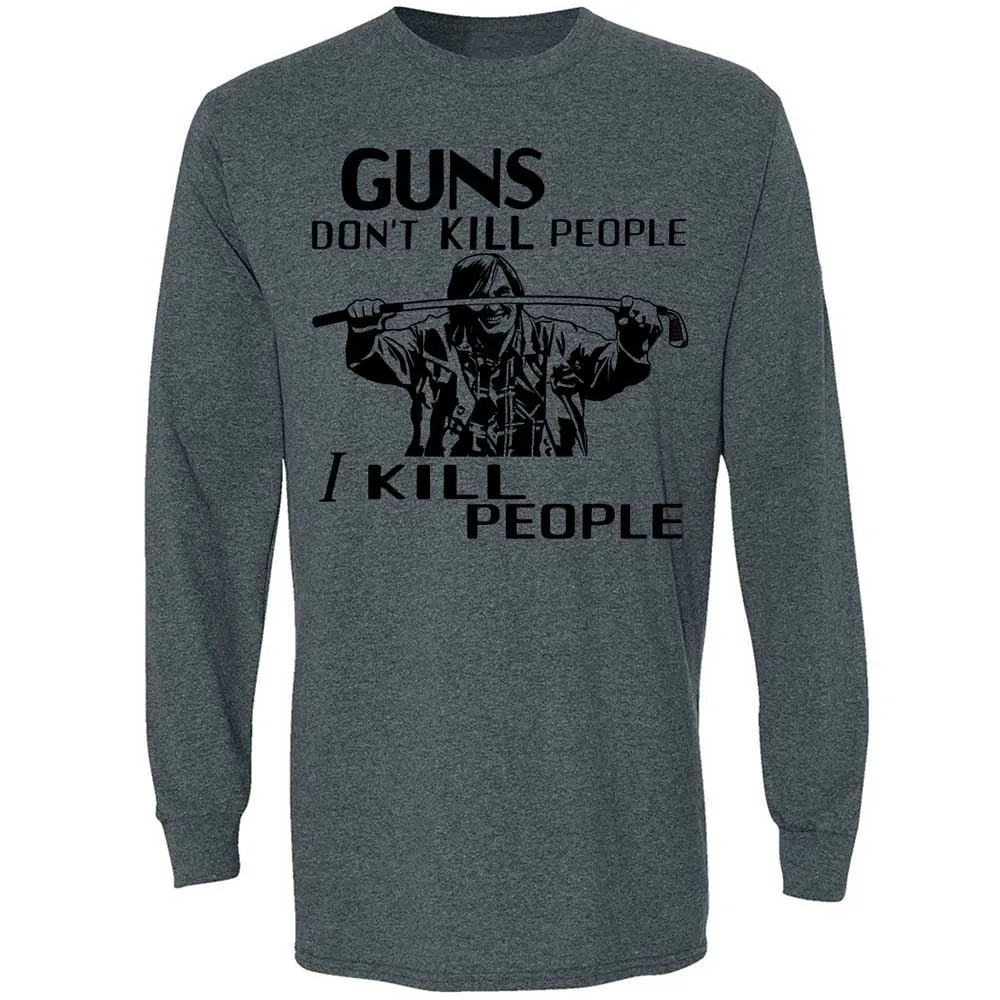 Long Sleeve T-Shirt - P9QH5P41 - Dark Heather - 15