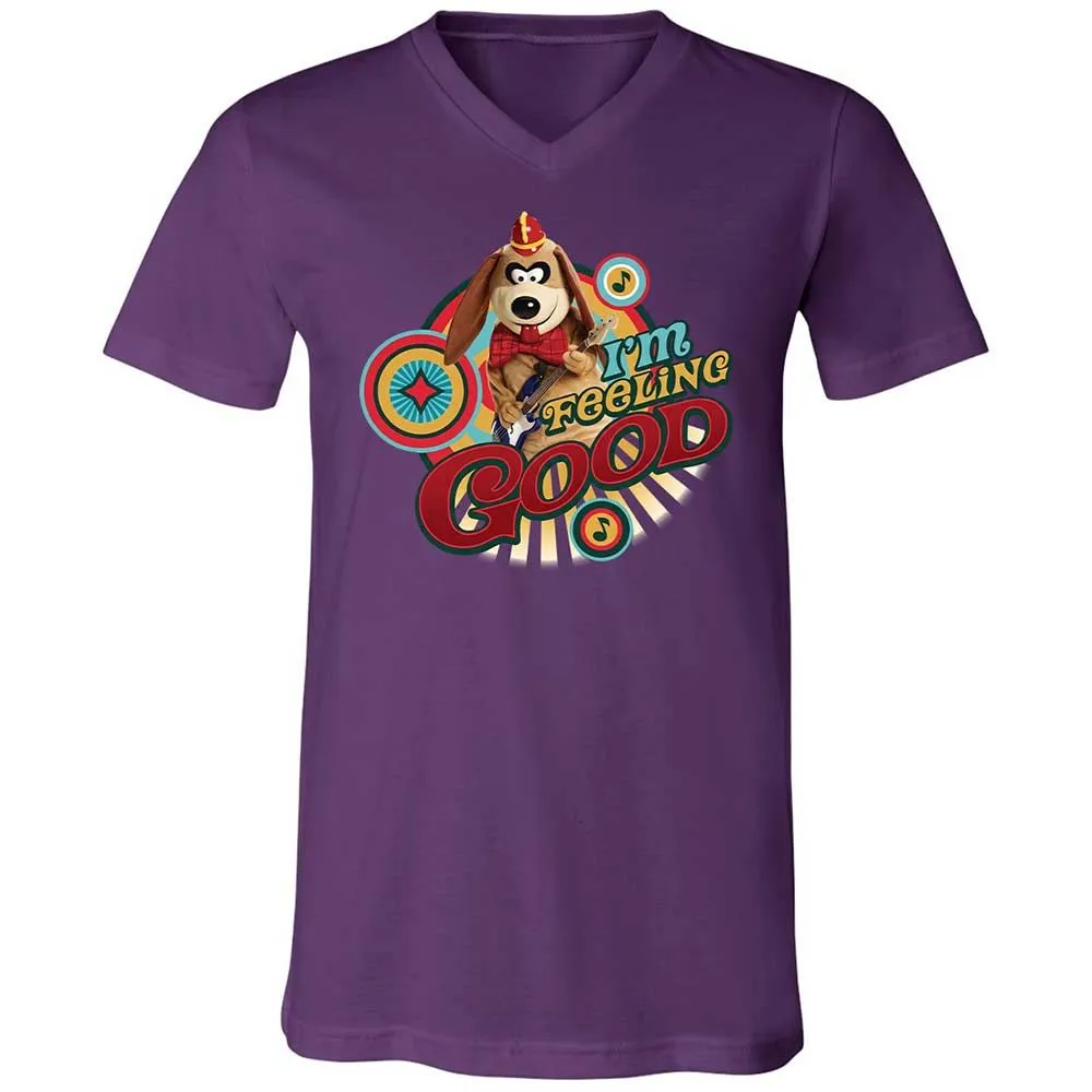 Unisex V-Neck T-Shirt - ZPXMV98X - Team Purple - 10