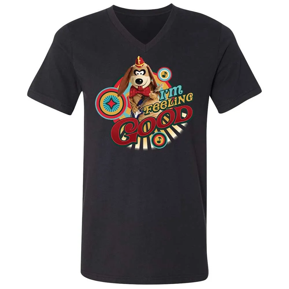 Unisex V-Neck T-Shirt - ZPXMV98X - Black - 11