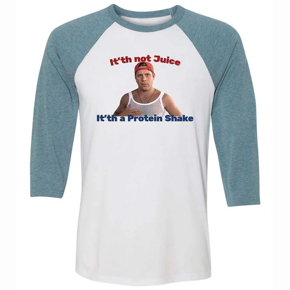 Unisex 3/4 Baseball Tee - EZJ7YNPD - White/Denim - 3