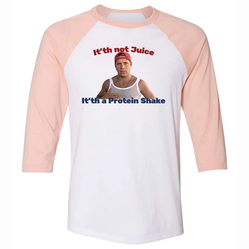 Unisex 3/4 Baseball Tee - EZJ7YNPD - White/Heather Peach - 5