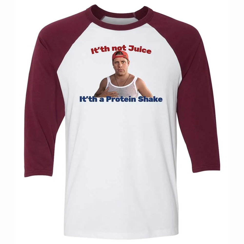 Unisex 3/4 Baseball Tee - EZJ7YNPD - White/Maroon - 7