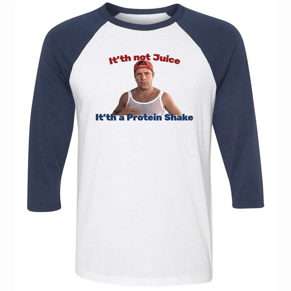 Unisex 3/4 Baseball Tee - EZJ7YNPD - White/Navy - 8