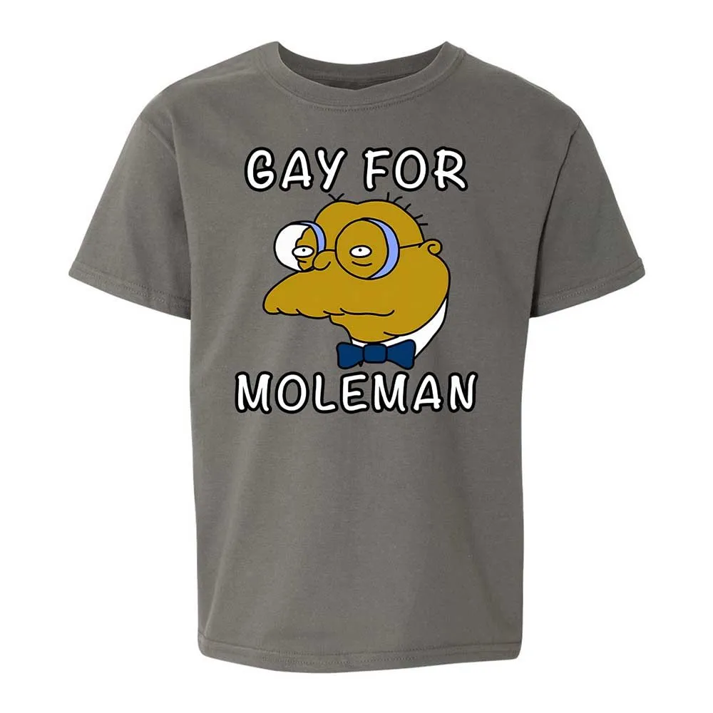 Gay for Moleman - Charcoal - 17